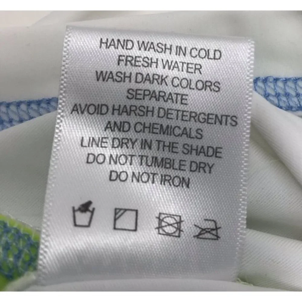 Bobby Mack Boys White, Blue, Green Short-Sleeve Rashguard Marlin Fish Print